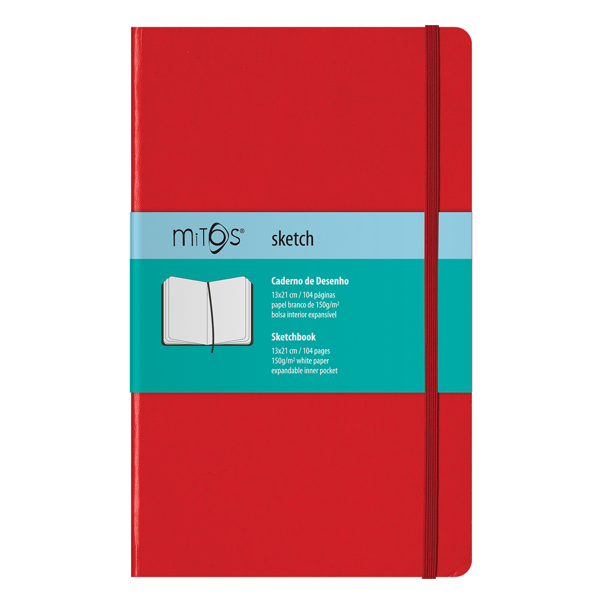 MITOS® SKETCH-Caderno Desenho(13x21cm)104pg